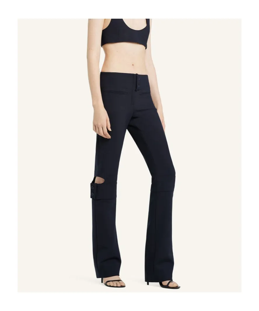 Double-Buckle Trousers