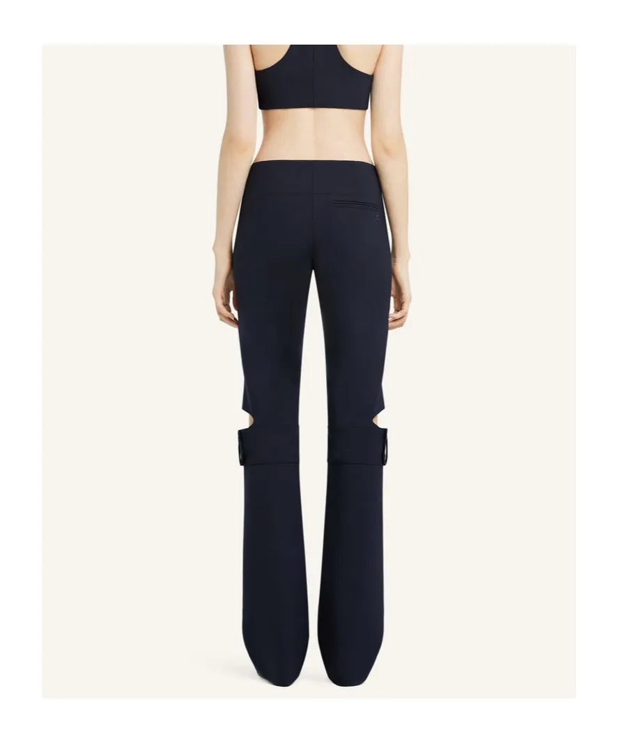 Double-Buckle Trousers