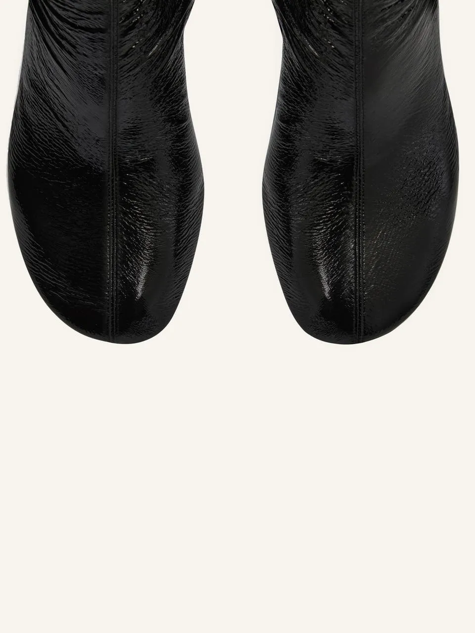Oblique Zipped Strap Boots