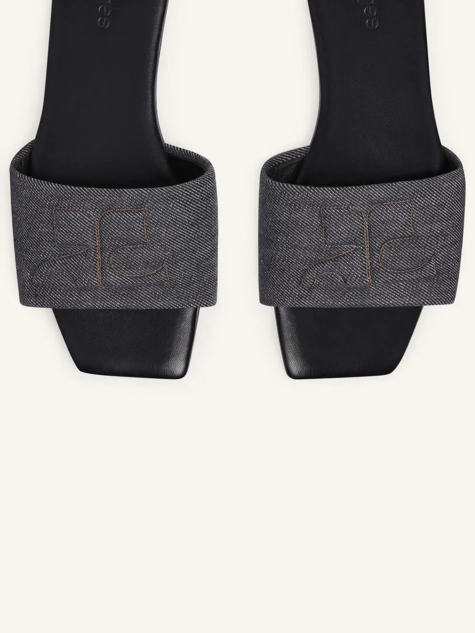 Shadow Logo Embossed Slippers