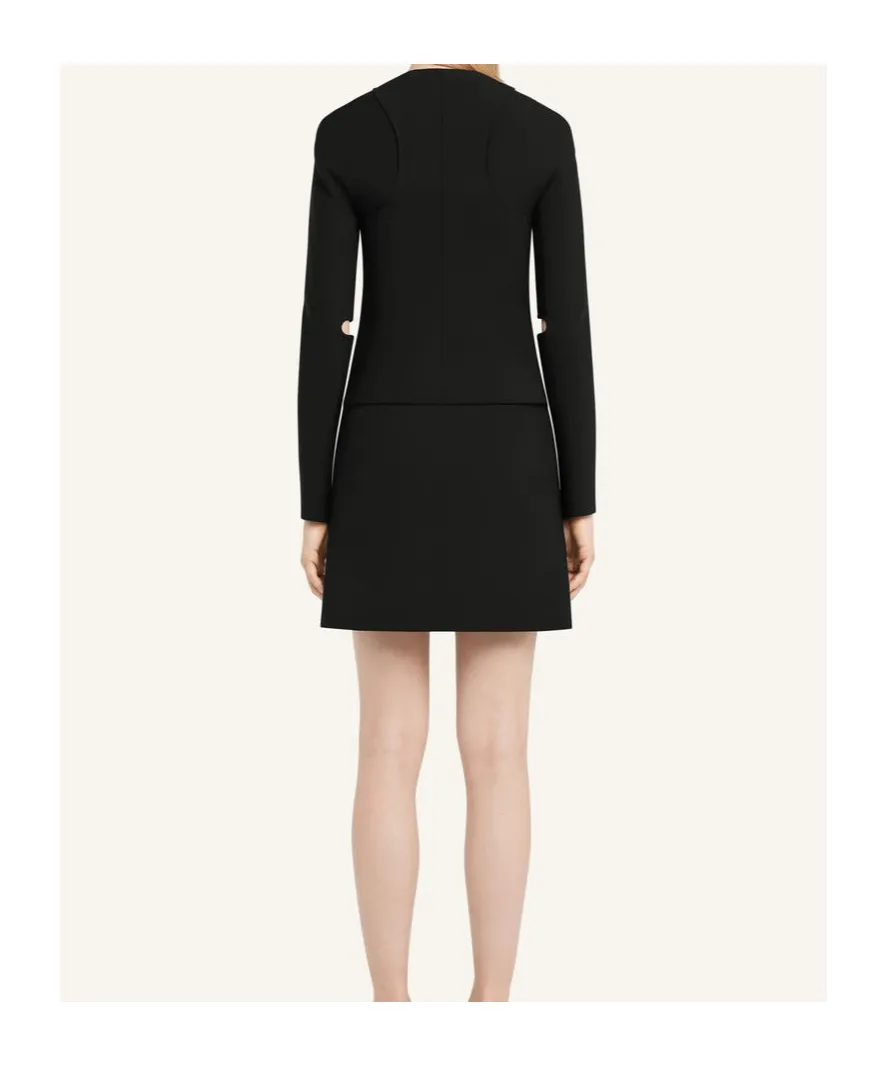 Heritage Clipped Mini Skirt
