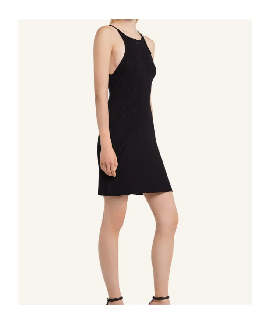 Buckle Rib Knit Dress
