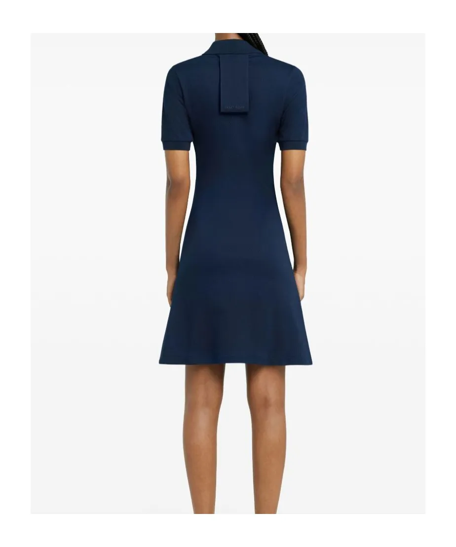 Polo-Collar Mini Dress
