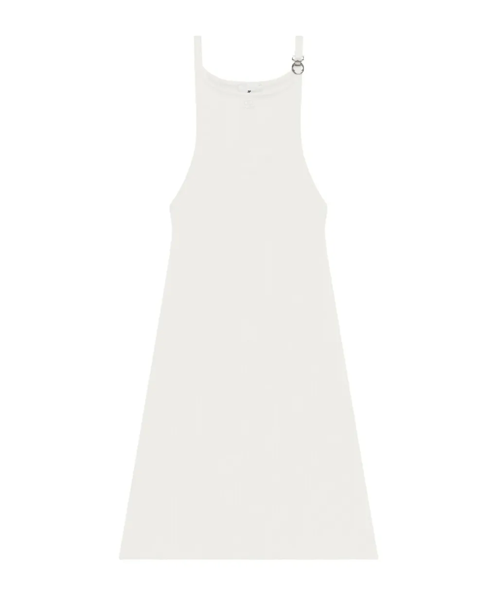 Buckle Rib Knit Dress
