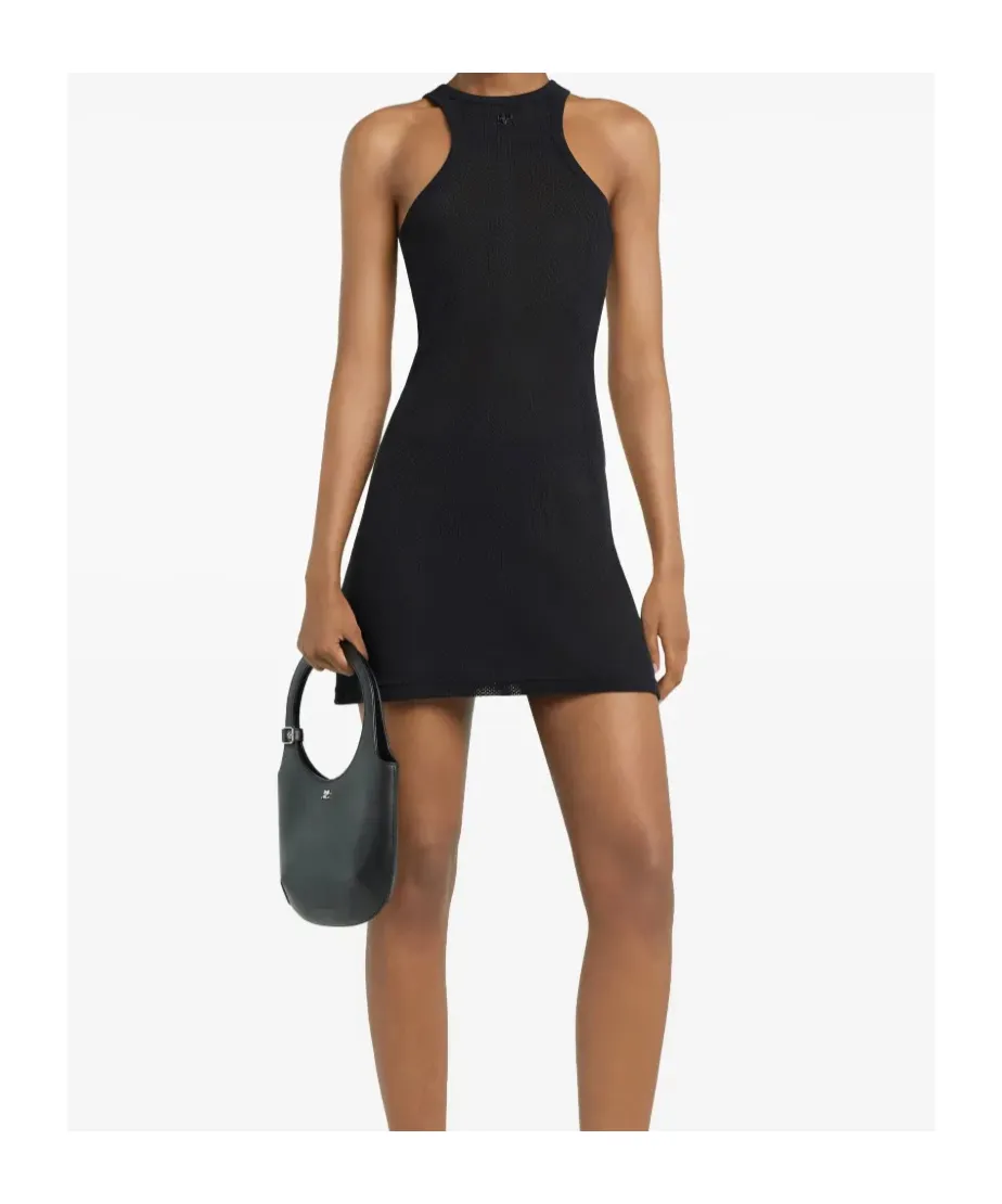 Scuba Sleeveless Mini Dress