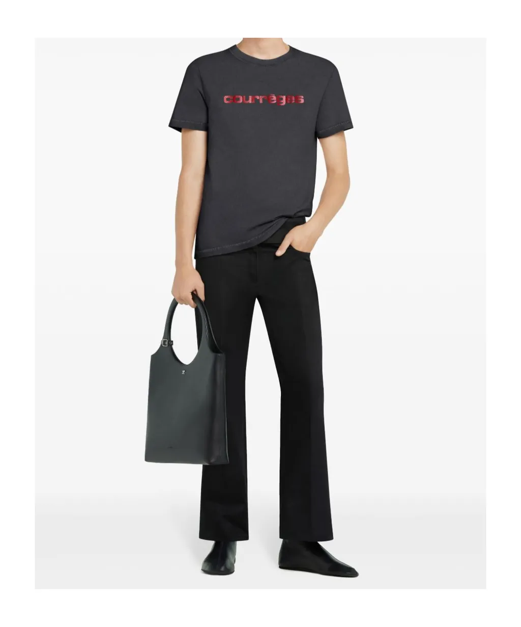 Logo Printed Crewneck T-Shirt
