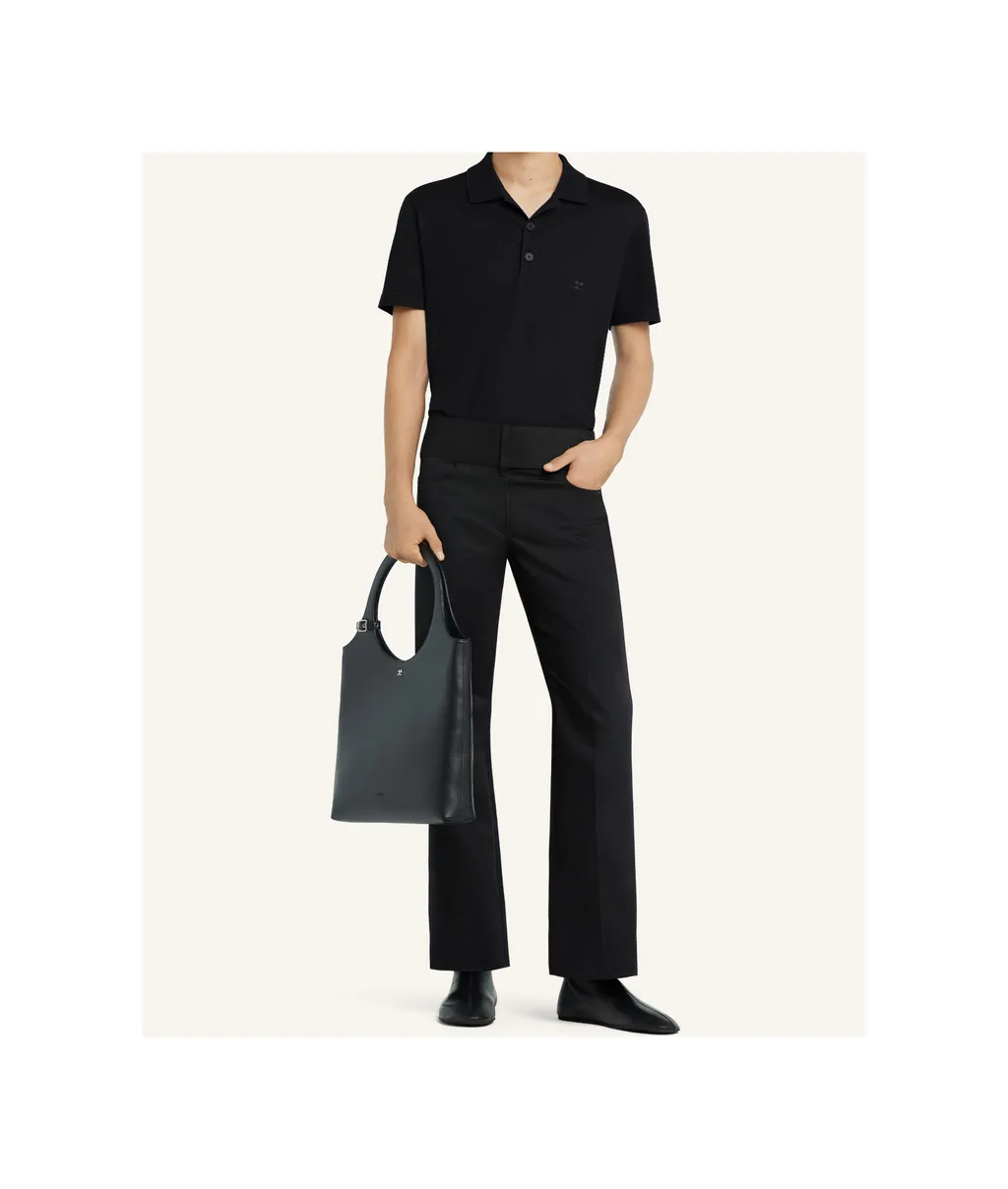 Logo Embroidered Polo Shirt