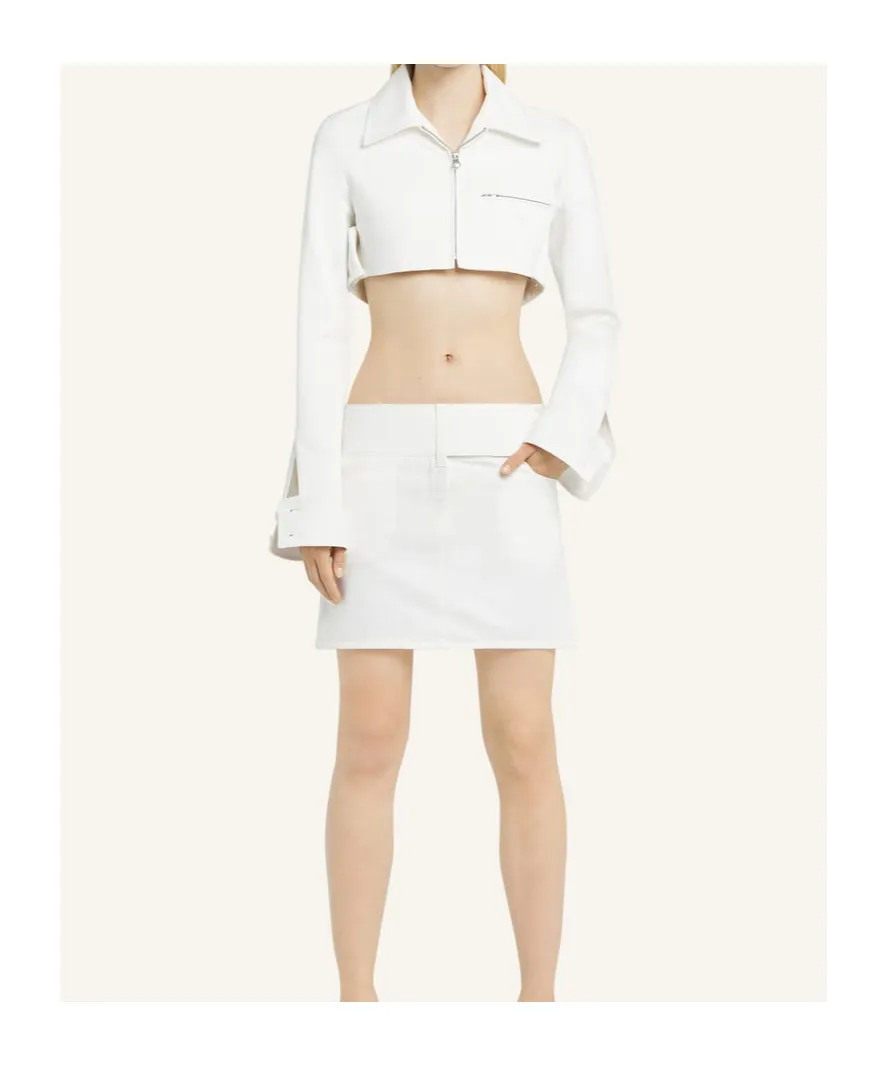 Belted Mini Skirt