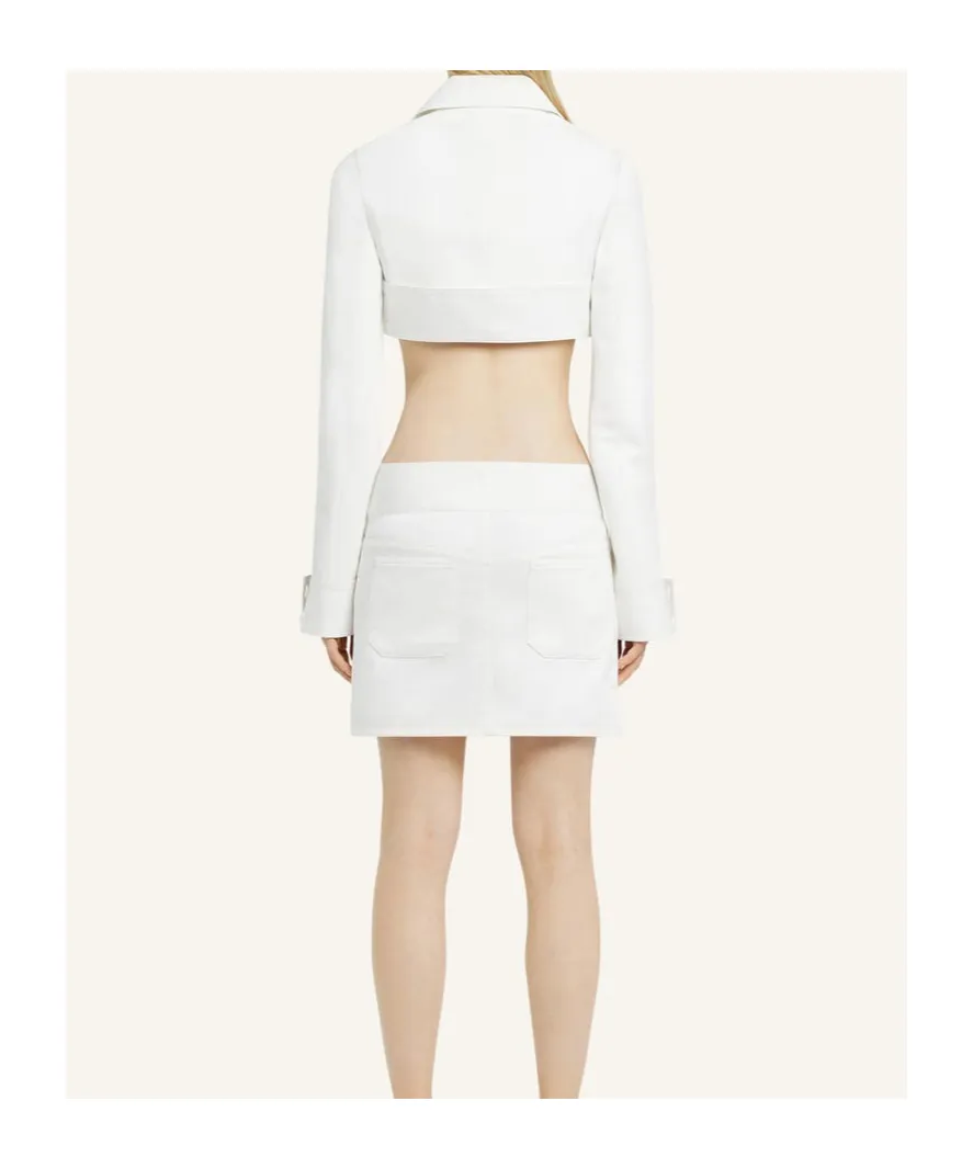 Belted Mini Skirt