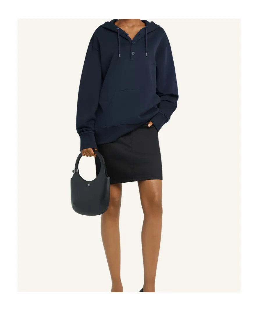 Buttoned Hoodie