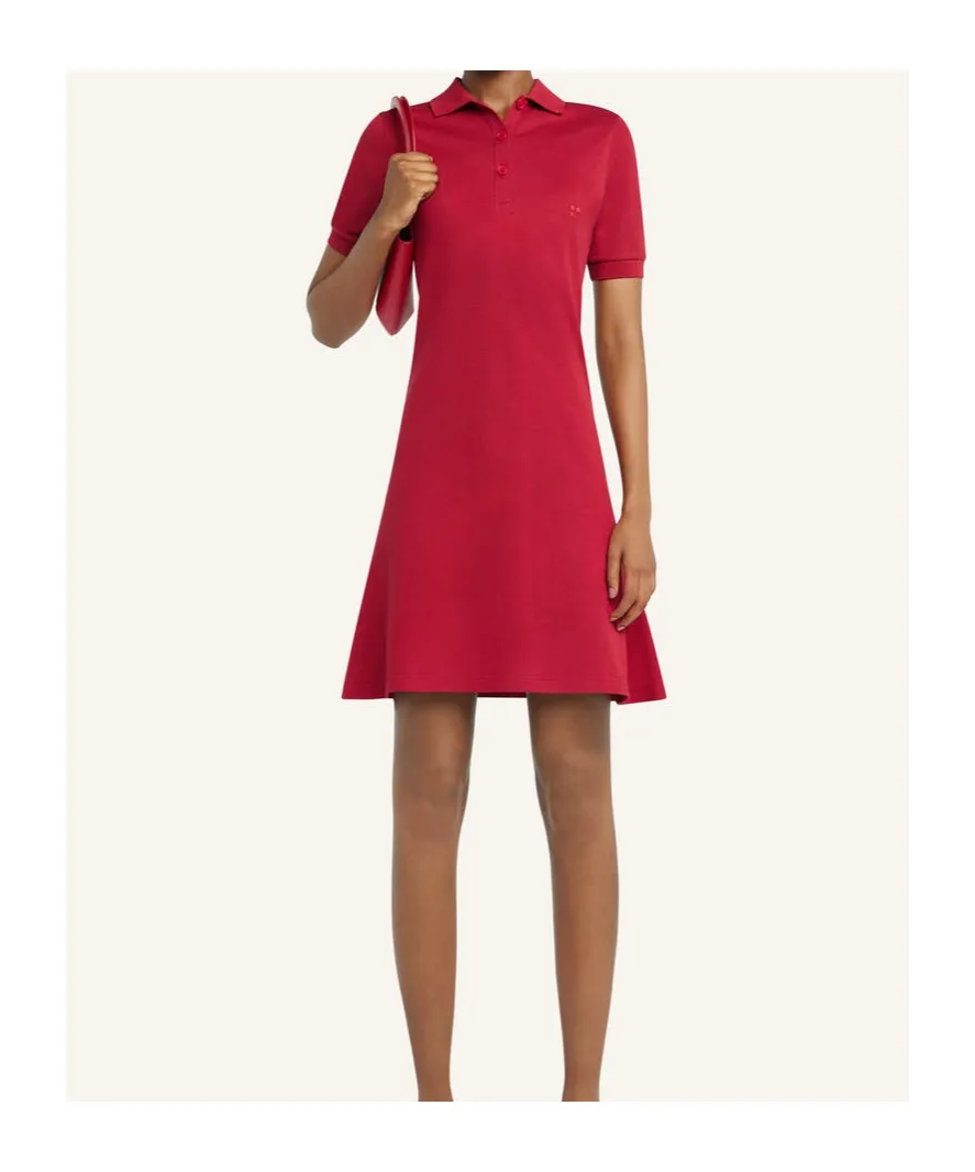 Mini Piqué Polo Dress