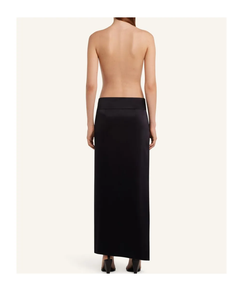 Infinity Satin Midi Skirt