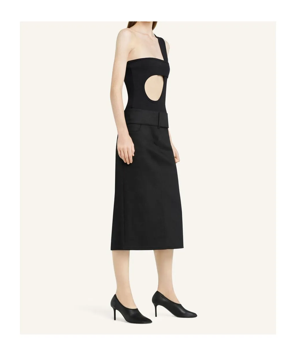 A-Line Midi Skirt