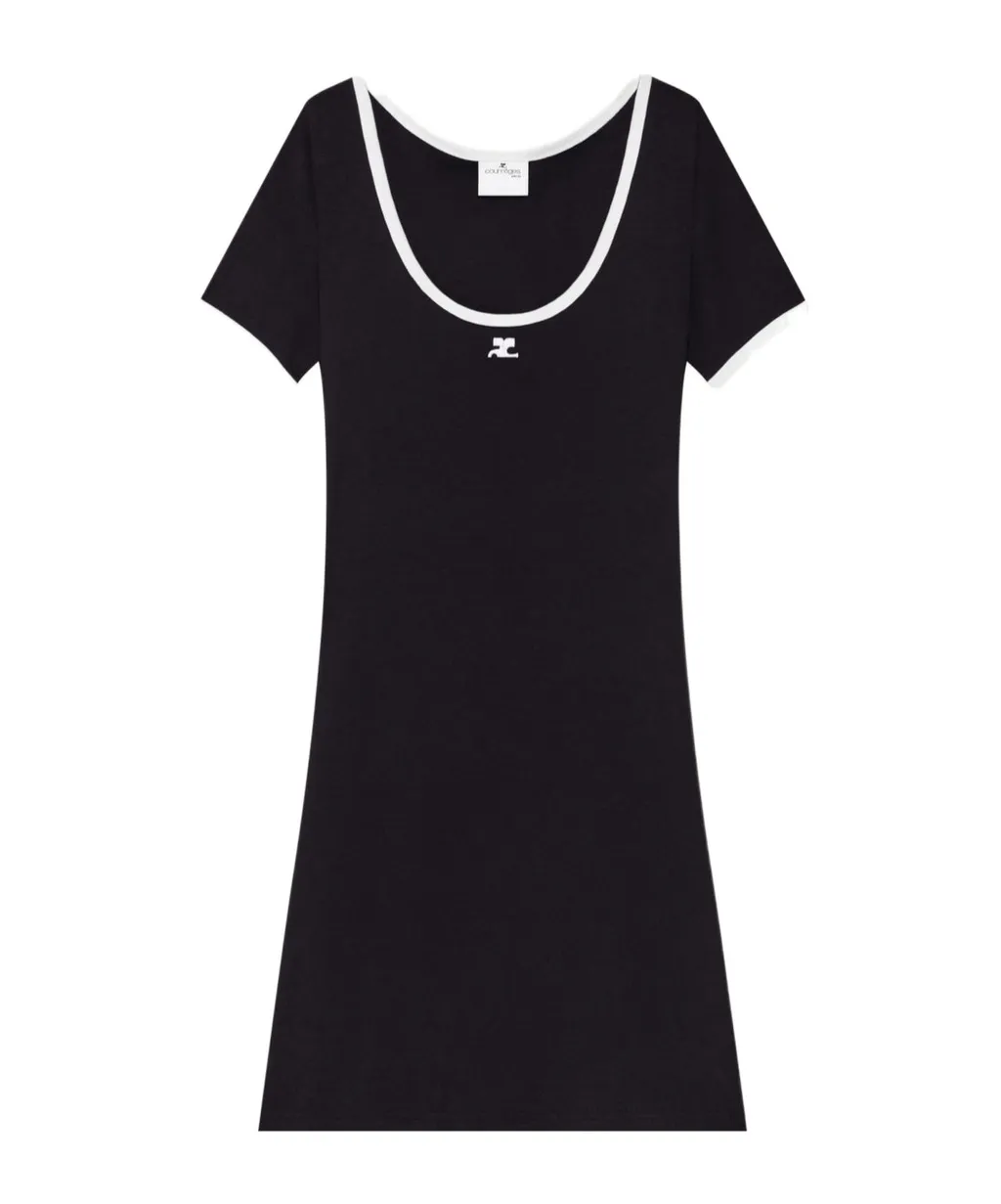 Holistic Scoop-Neck Mini Dress