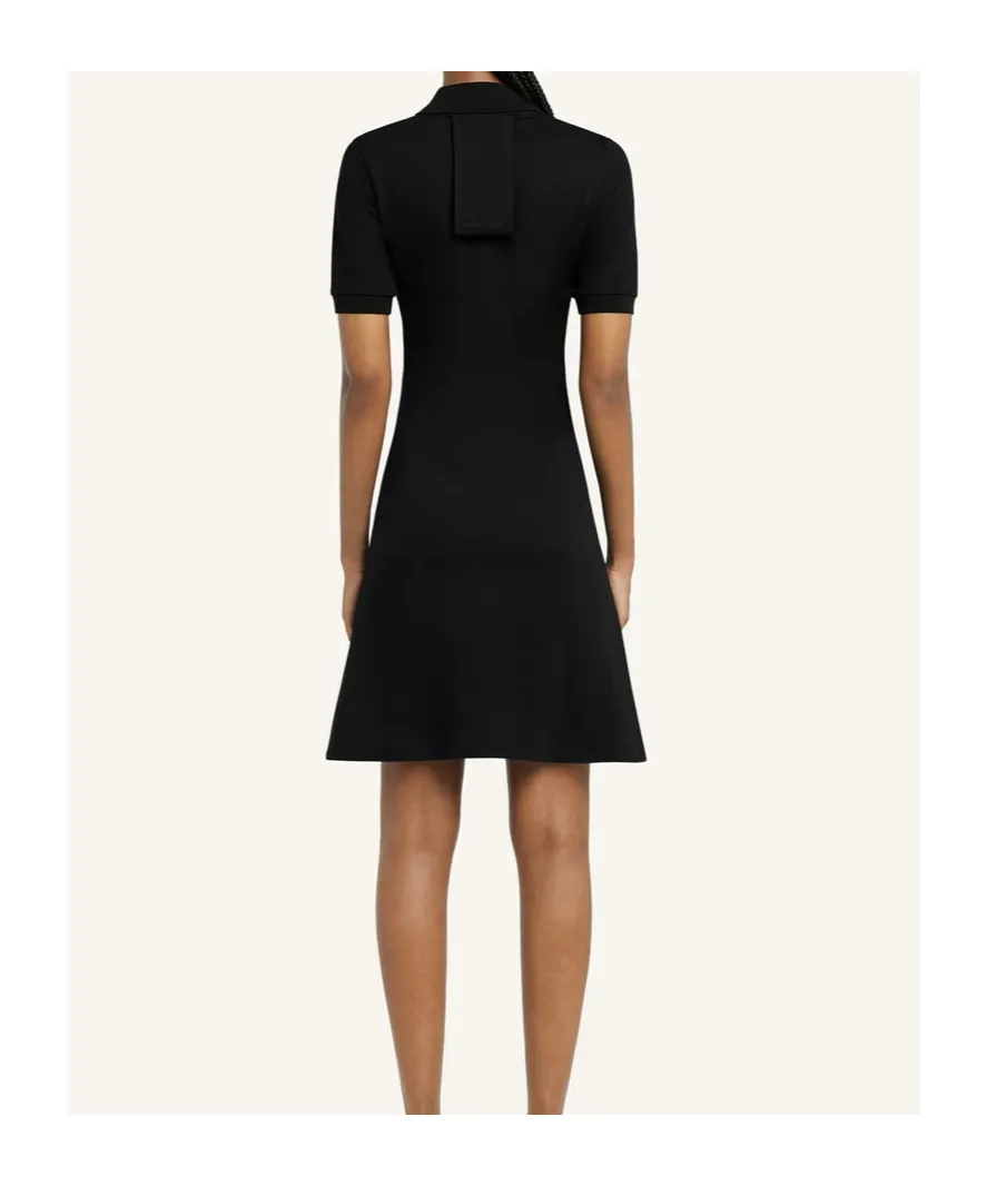 Short-Sleeved Polo Mini Dress