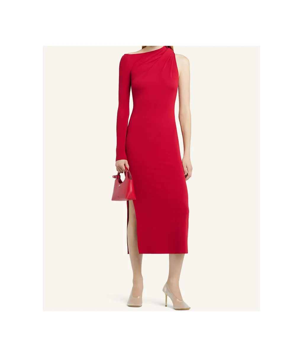 Asymmetric Midi Dress
