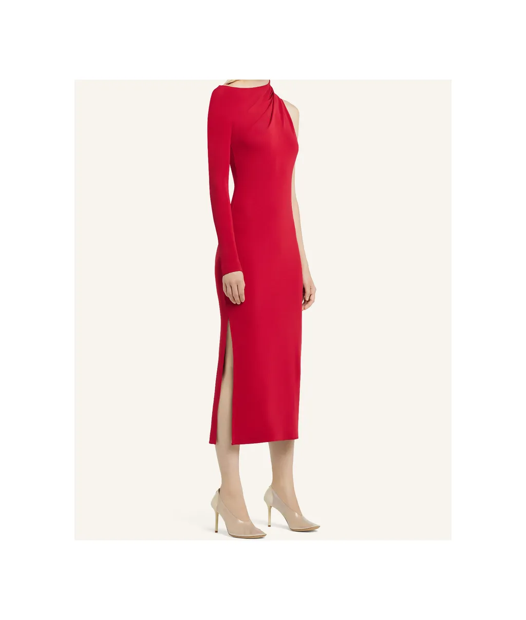 Asymmetric Midi Dress