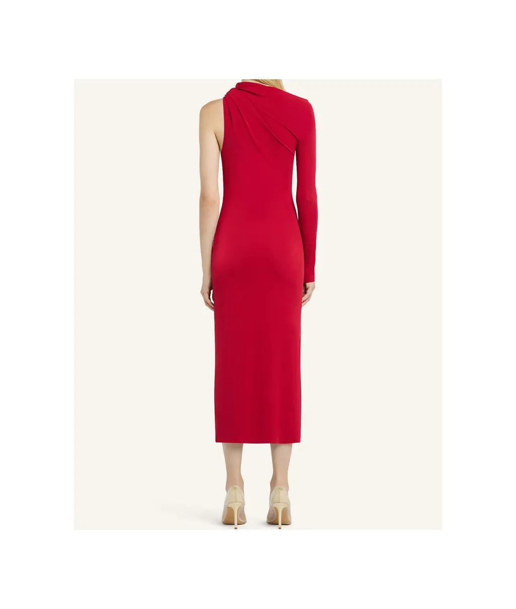 Asymmetric Midi Dress