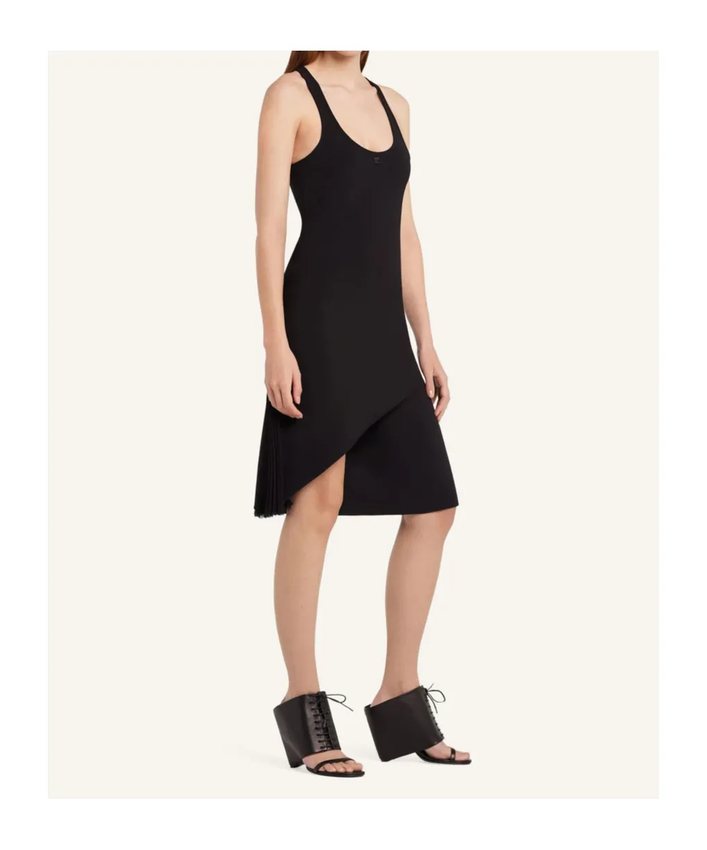 Infinty Pleats A Line Dress