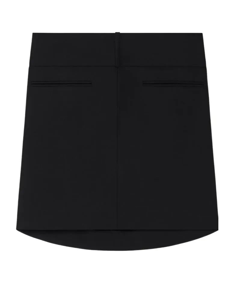 Oblique Mini Skirt