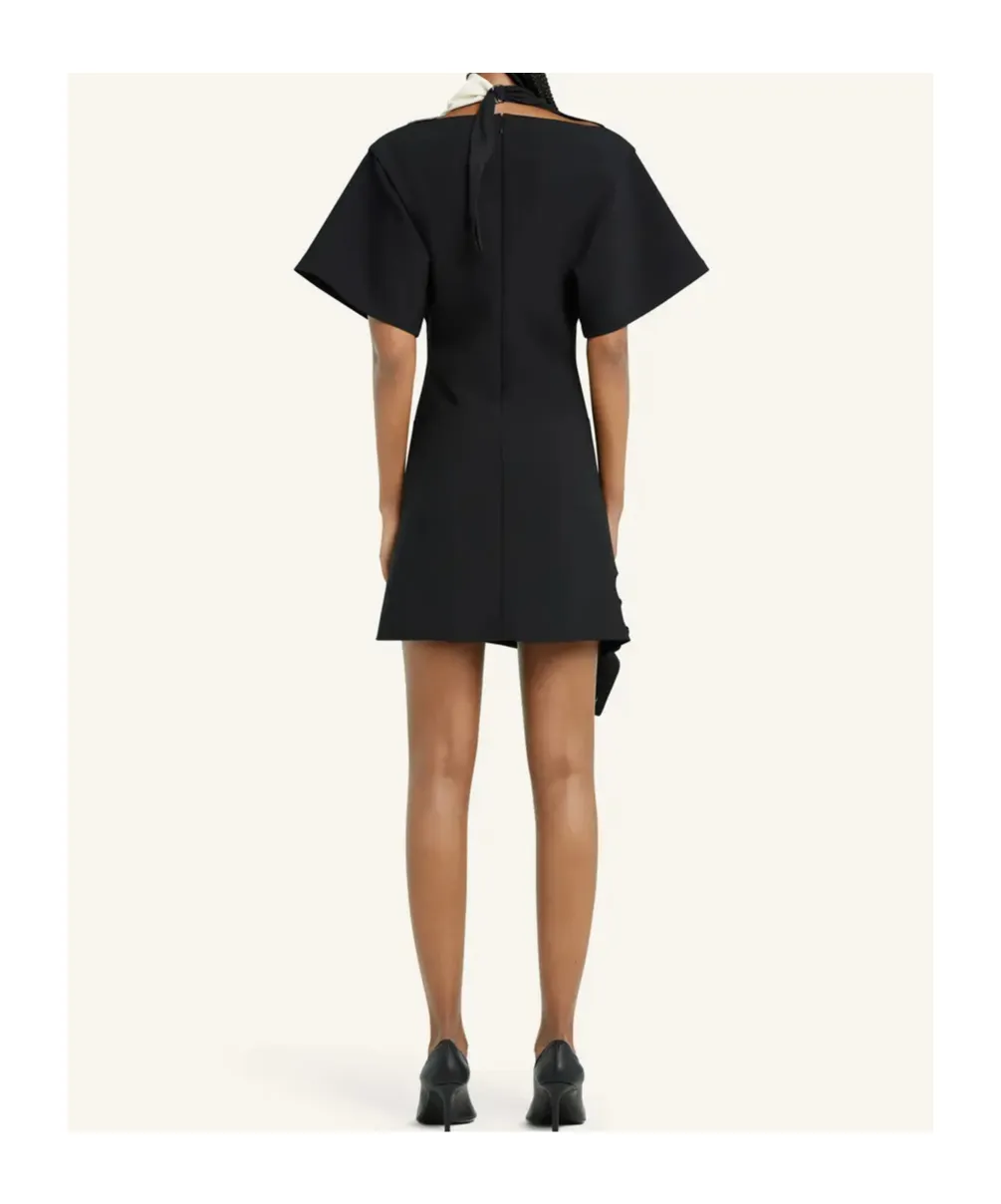 Panelled-Scarf Top