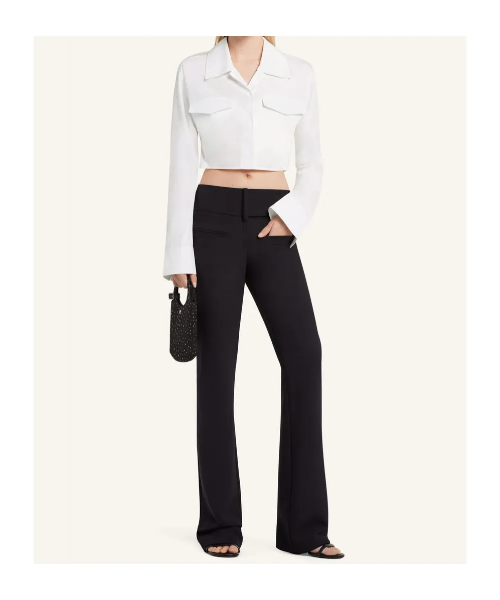 Cropped Poplin Shirt