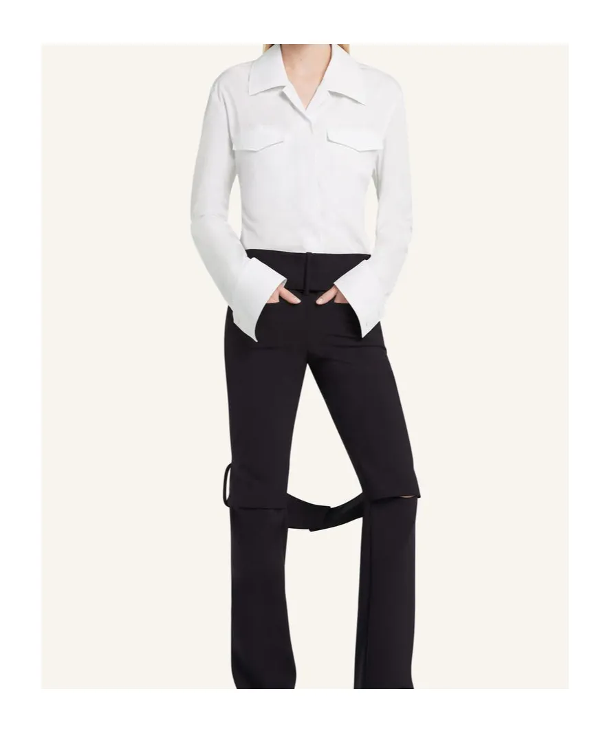 2-Pocket Poplin Shirt