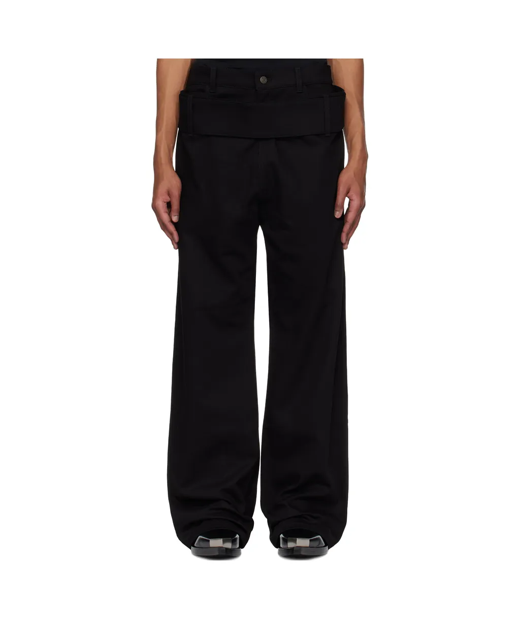 Double-Belt Jeans