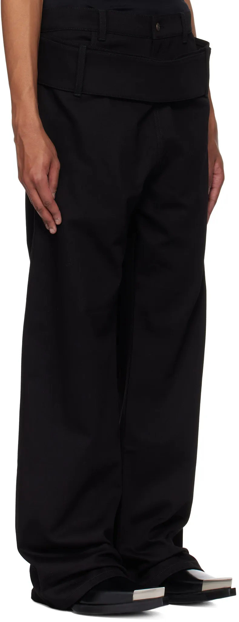 Double-Belt Jeans