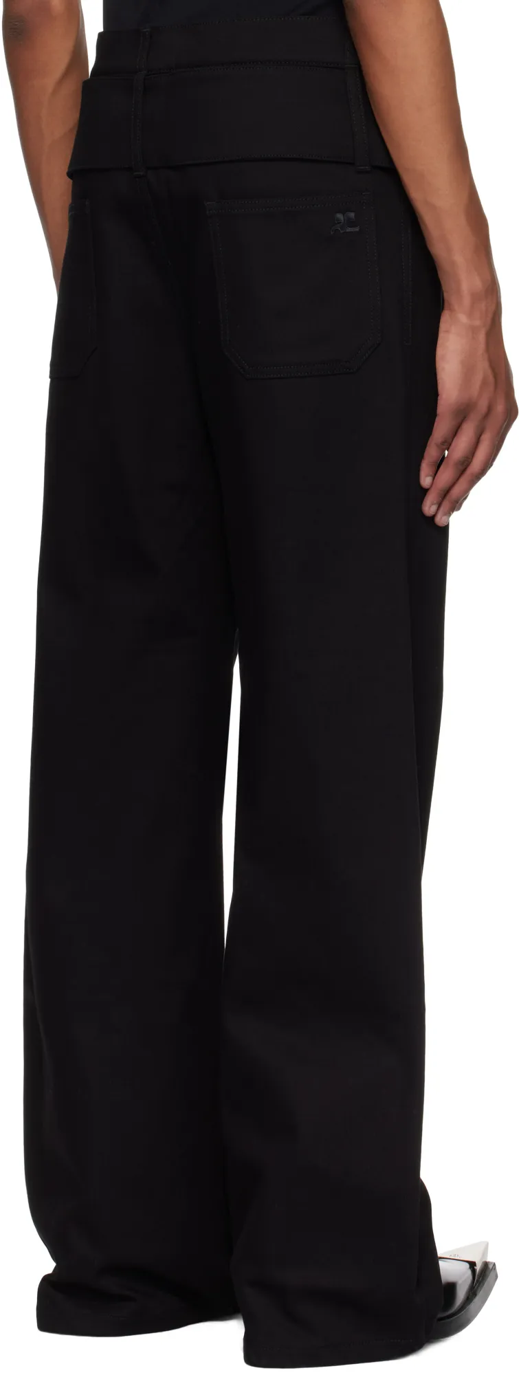 Double-Belt Jeans