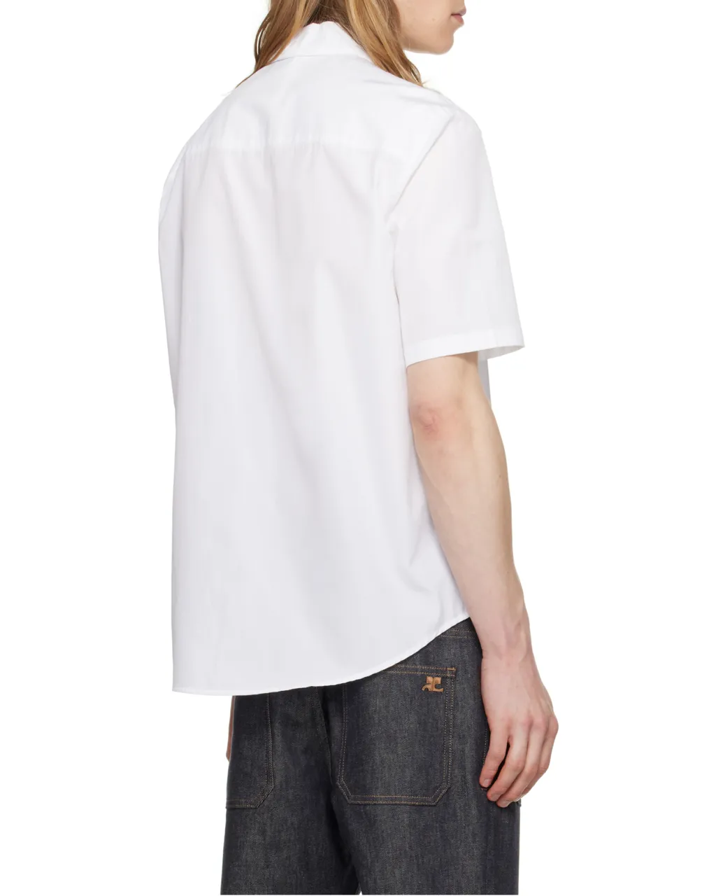 Zipped Poplin Shirt