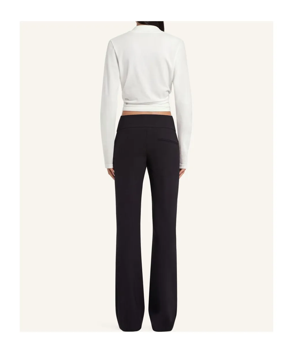 Twist Pique Cropped Polo
