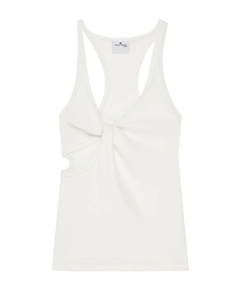 Twist 90's Rib Tank Top