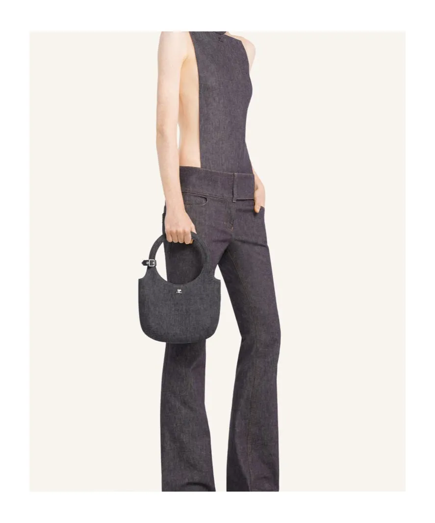 Holy Denim Top Handle Bag