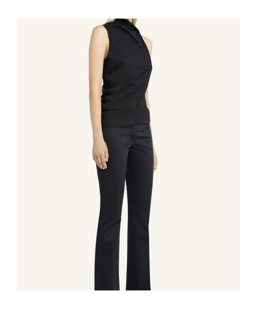 Sleeveless Draped Top