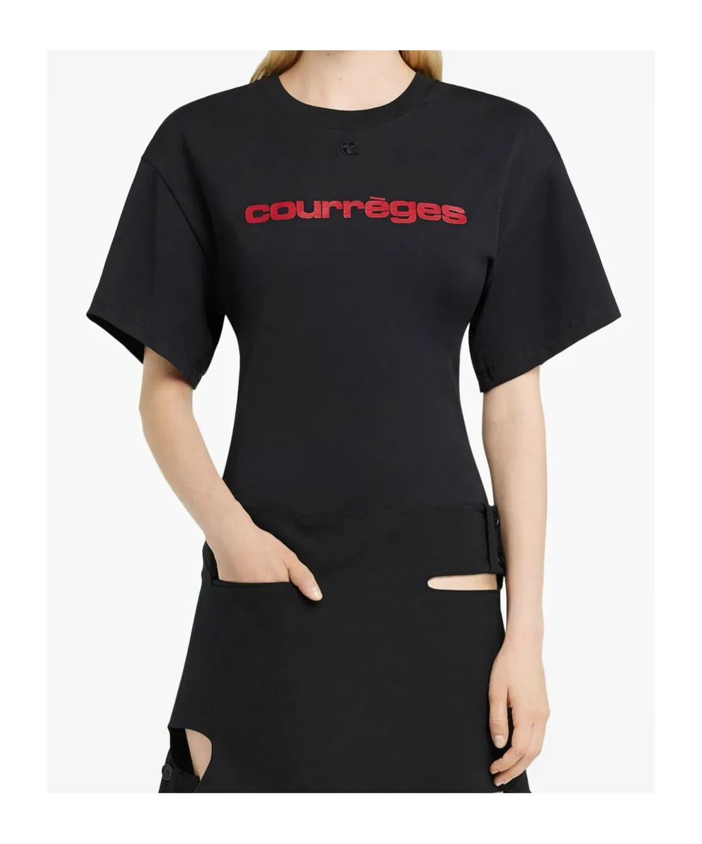Logo Printed Crewneck T-Shirt