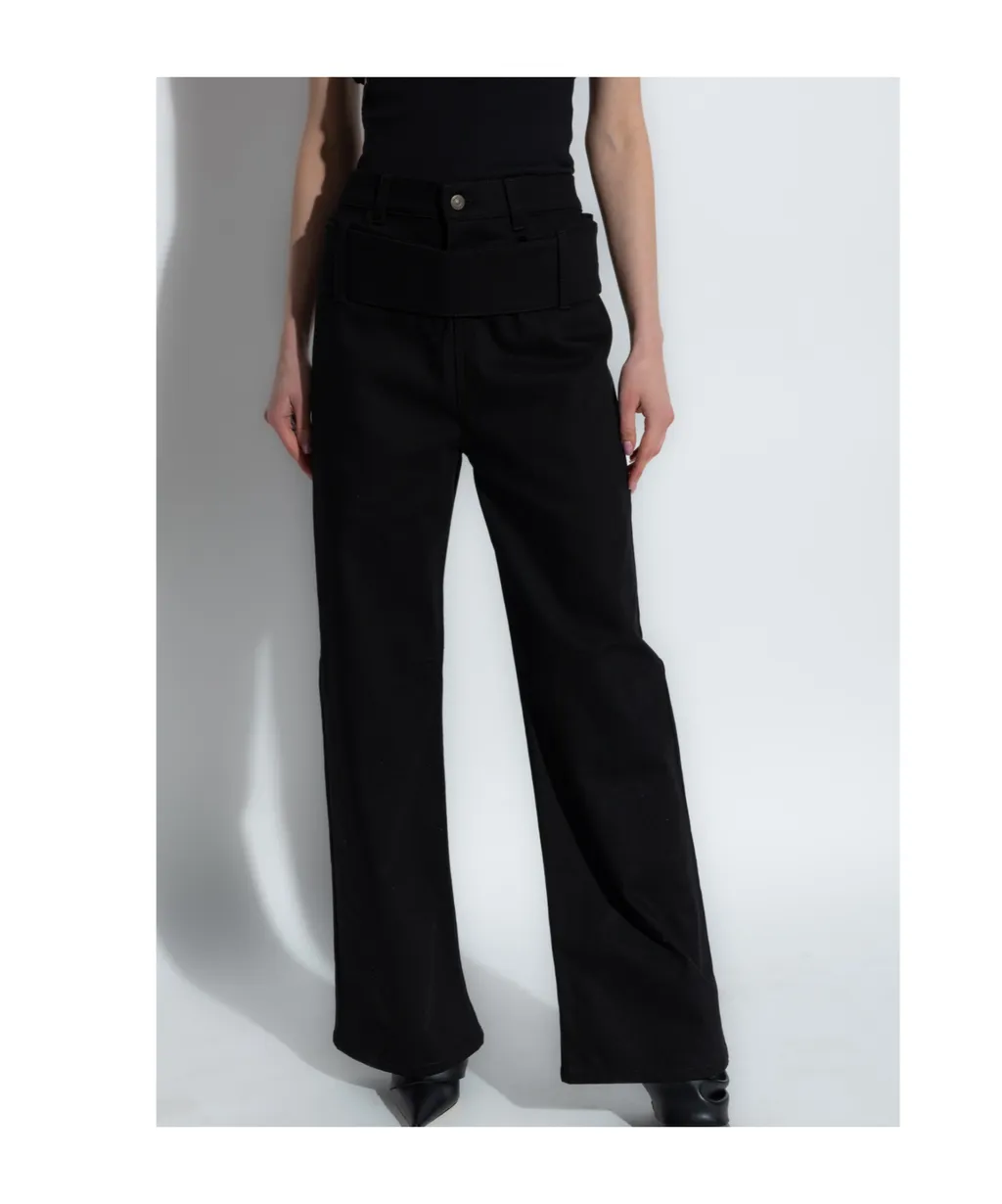 Double Belt Jeans