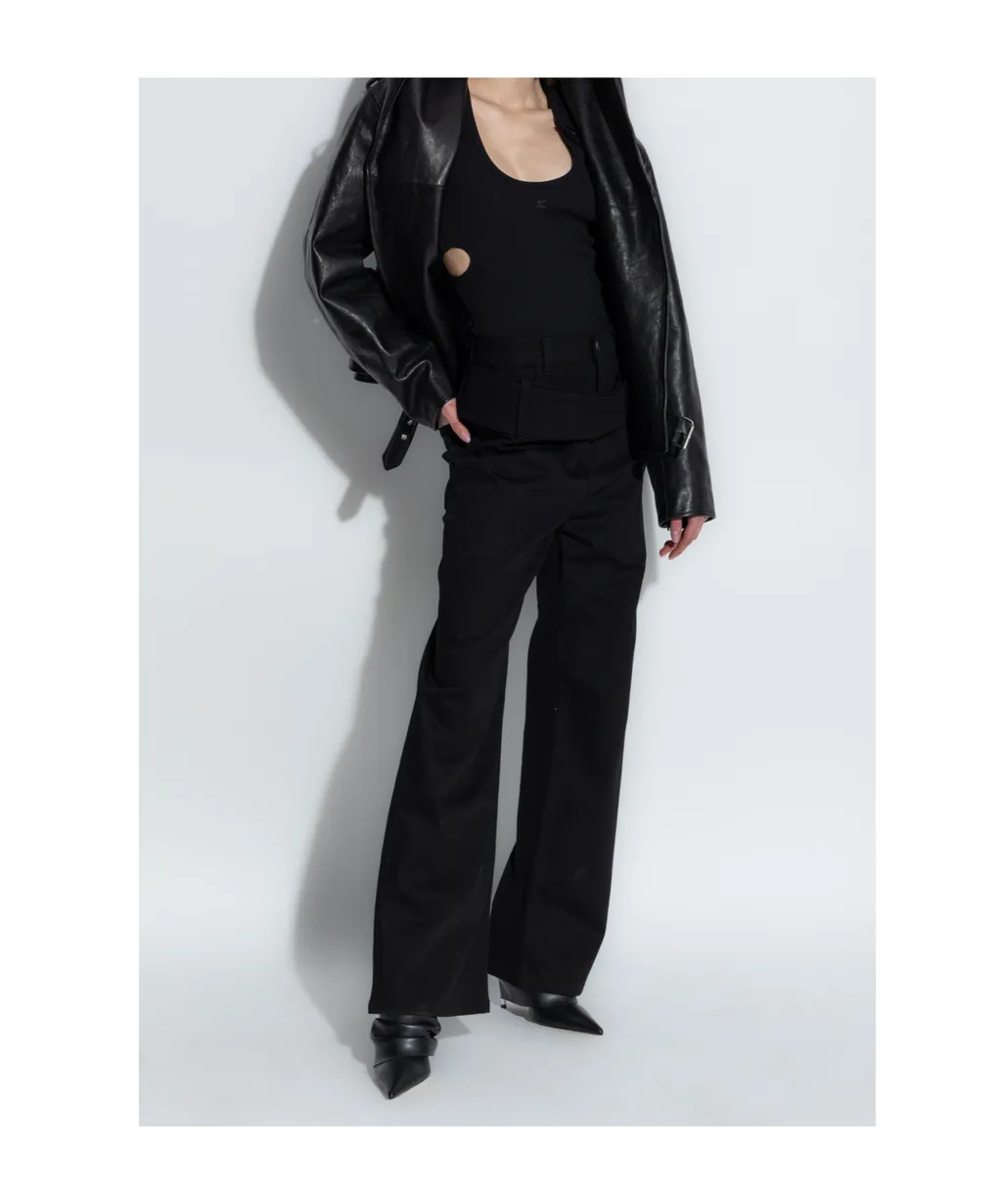Double Belt Jeans