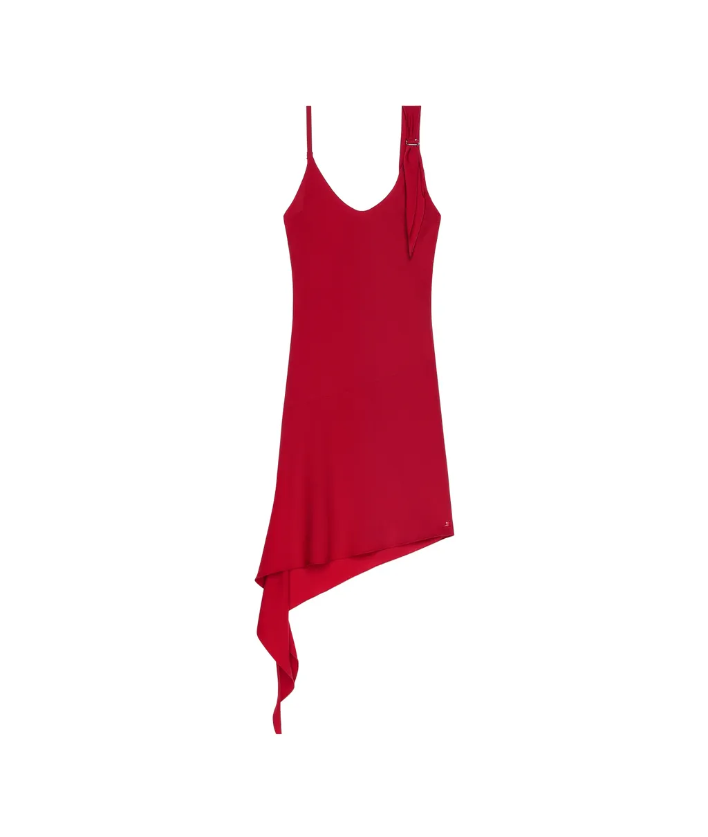 Knot Sleeveless Mini Dress