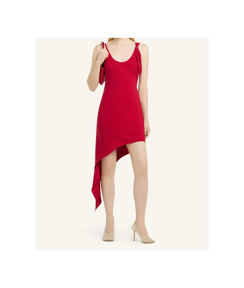 Knot Sleeveless Mini Dress
