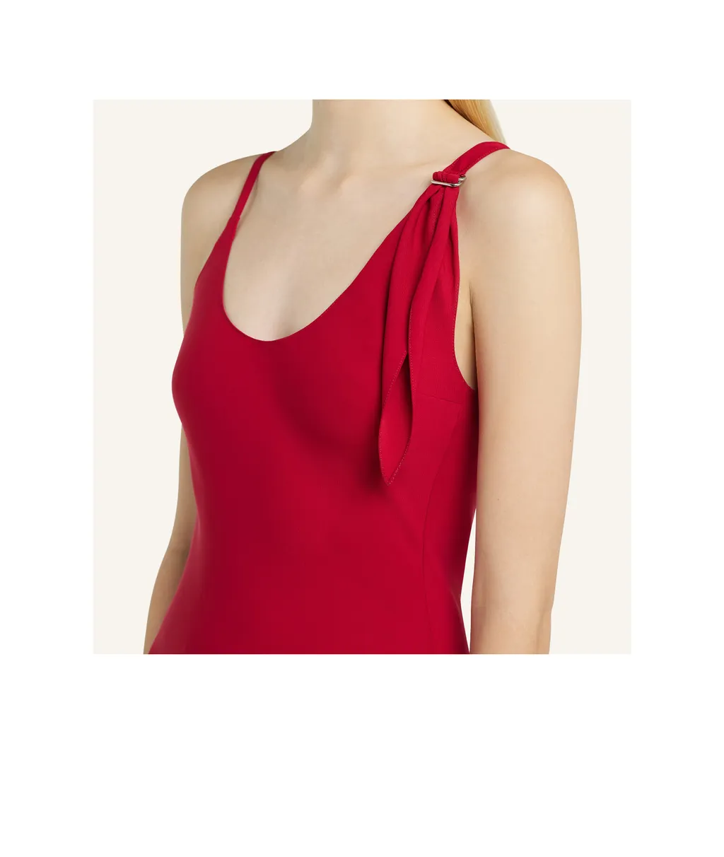 Knot Sleeveless Mini Dress