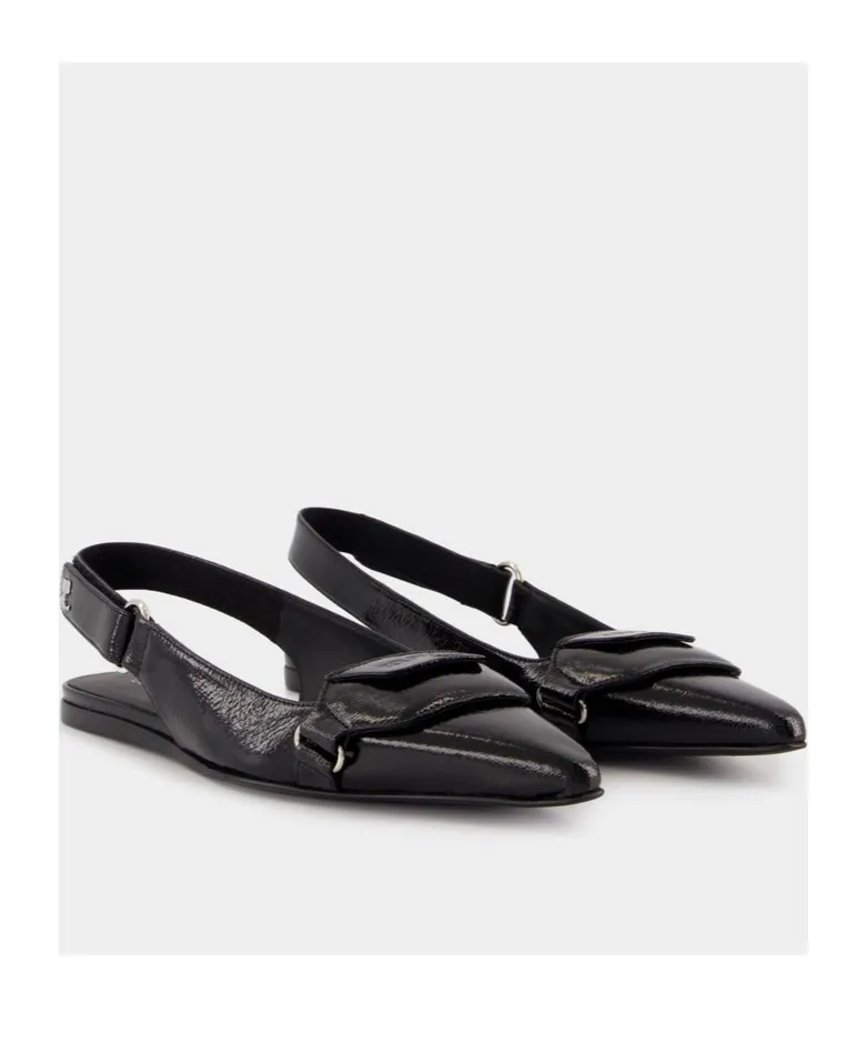 Racer Pointed Toe Ballet Flats