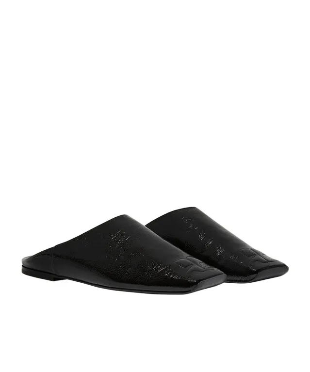 Heritage Square-Toe Mules