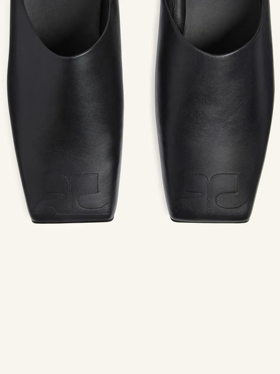 Heritage Square Toe Mules