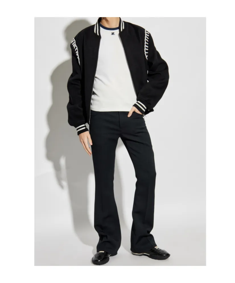 Signature Contrast Logo Embroidered T-Shirt