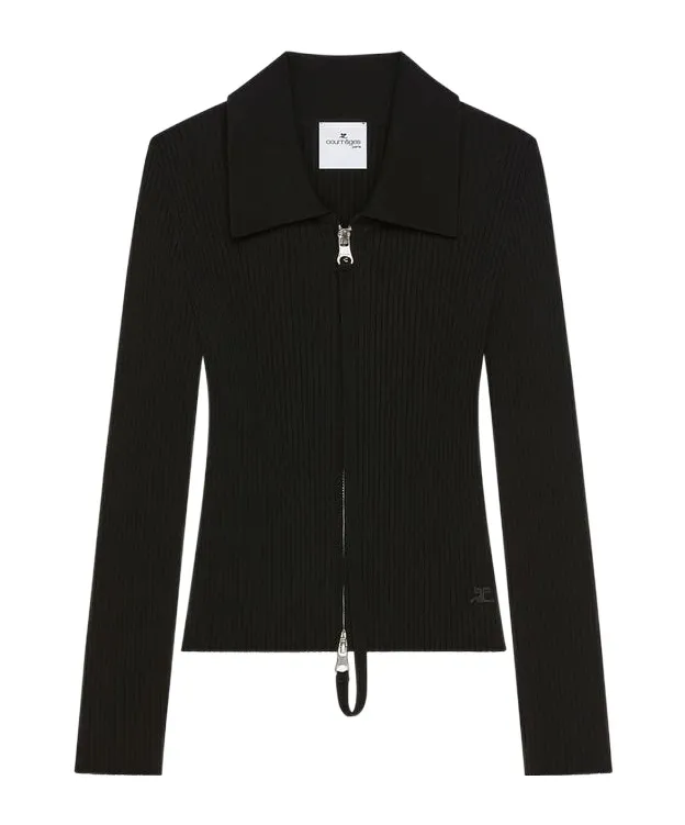 Zip-Up Cardigan