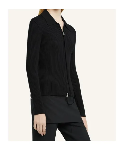 Zip-Up Cardigan