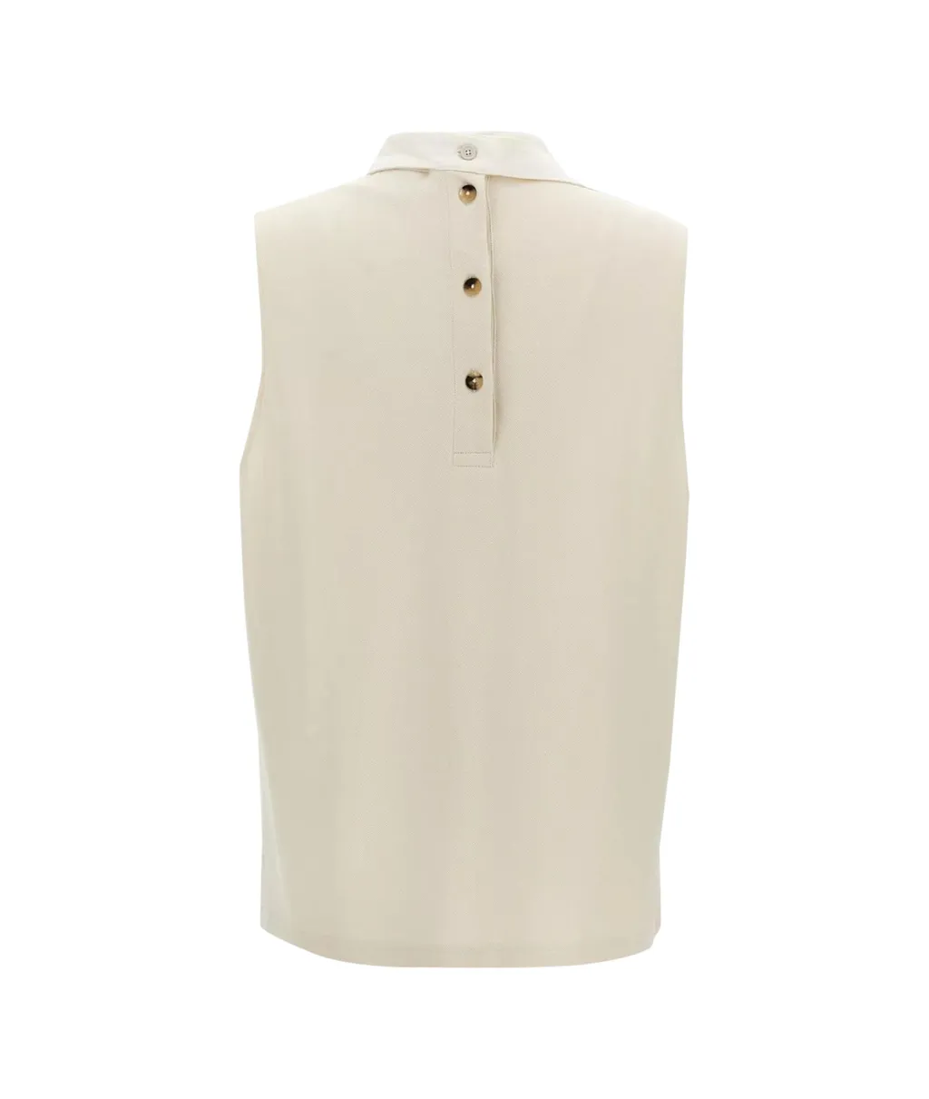 Polo Collar Vest