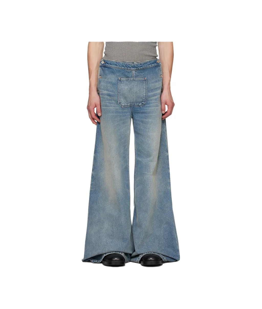 Mid-Rise Wide-Leg Jeans