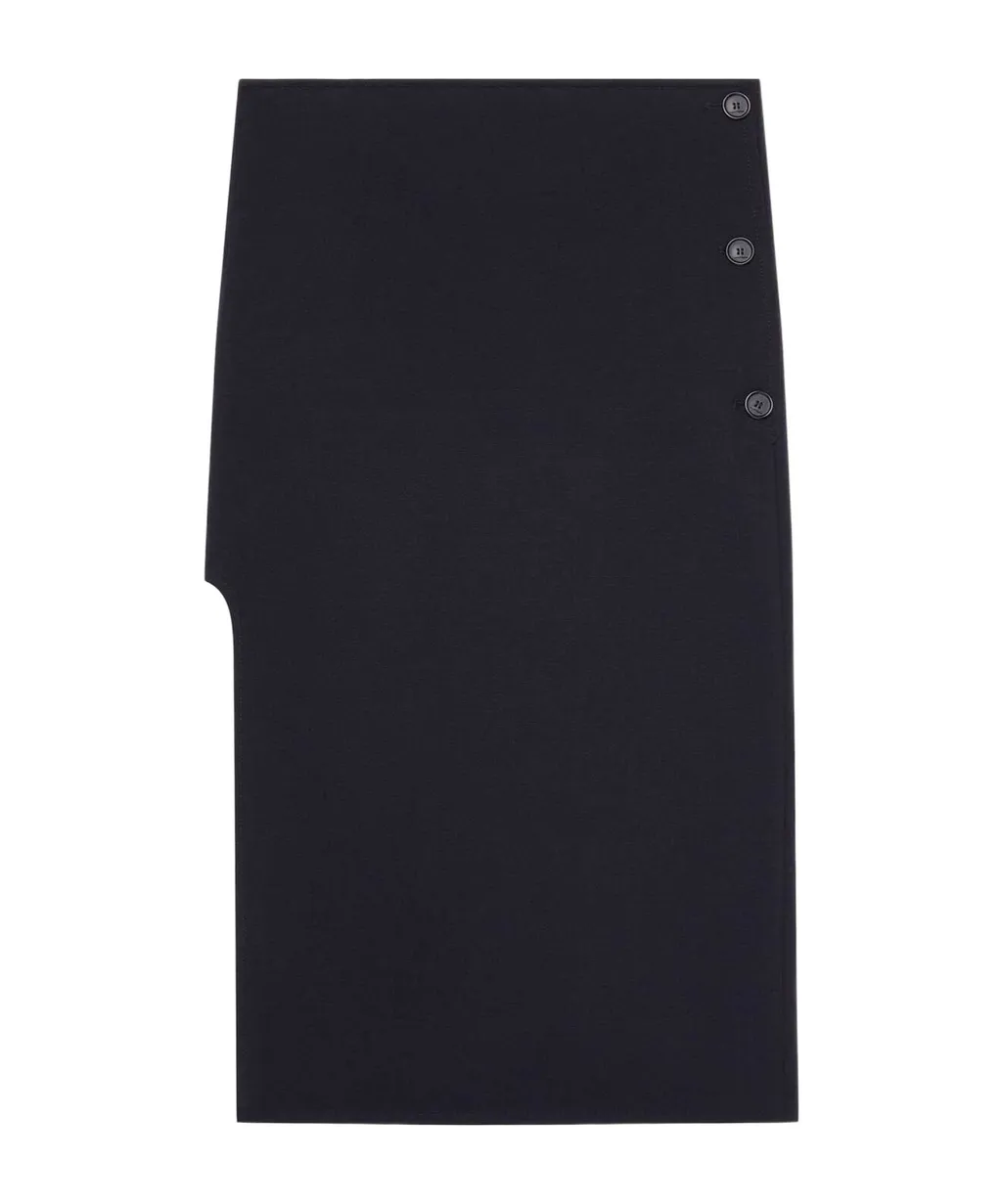 Button Detail Skirt